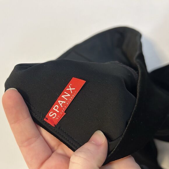 Spanx Velvet Leggings High Waisted Black - Size XL - Picture 10 of 11